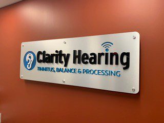 Clarity Hearing Sign